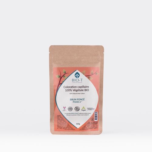 Coloration Végétale BRUN FONCE A - BIO - 100g de la marque Bio-T