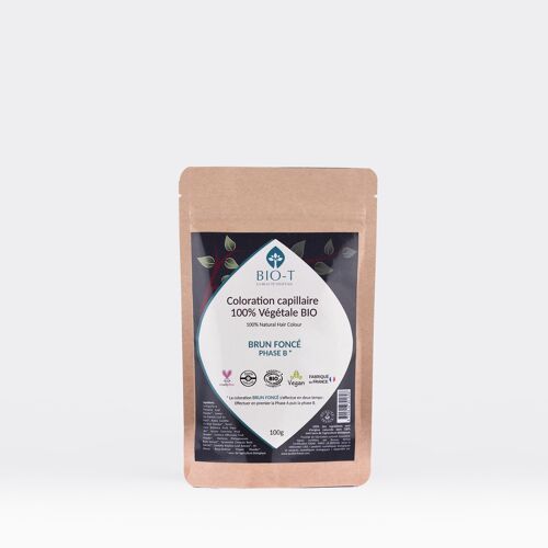 Coloration Végétale BRUN FONCE B - BIO - 100g de la marque Bio-T