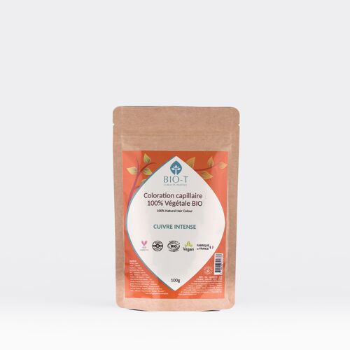Coloration Végétale CUIVRE INTENSE - BIO - 100g de la marque Bio-T