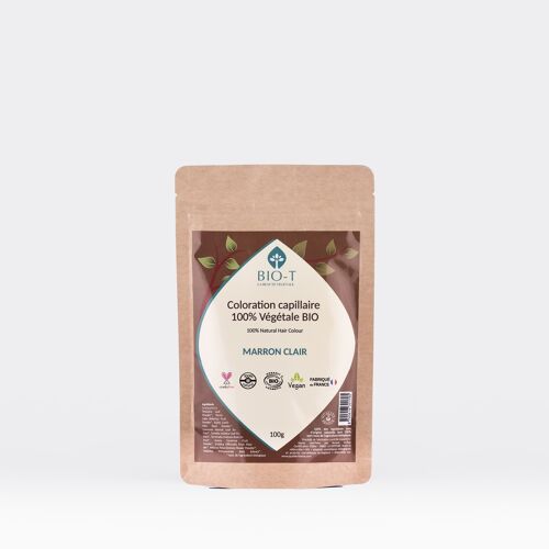 Coloration Végétale MARRON CLAIR - BIO - 100g de la marque Bio-T